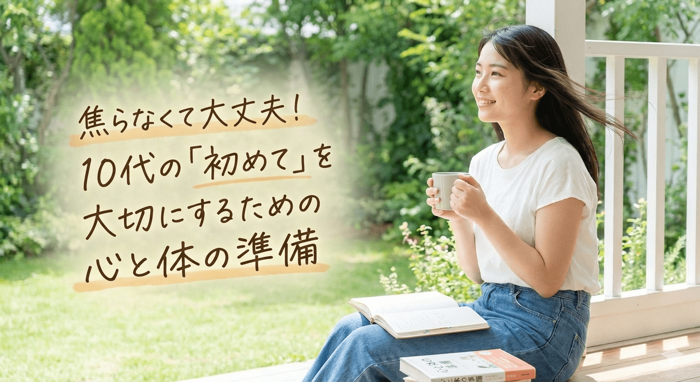 焦らなくて大丈夫！10代の「初めて」を大切にするための心と体の準備