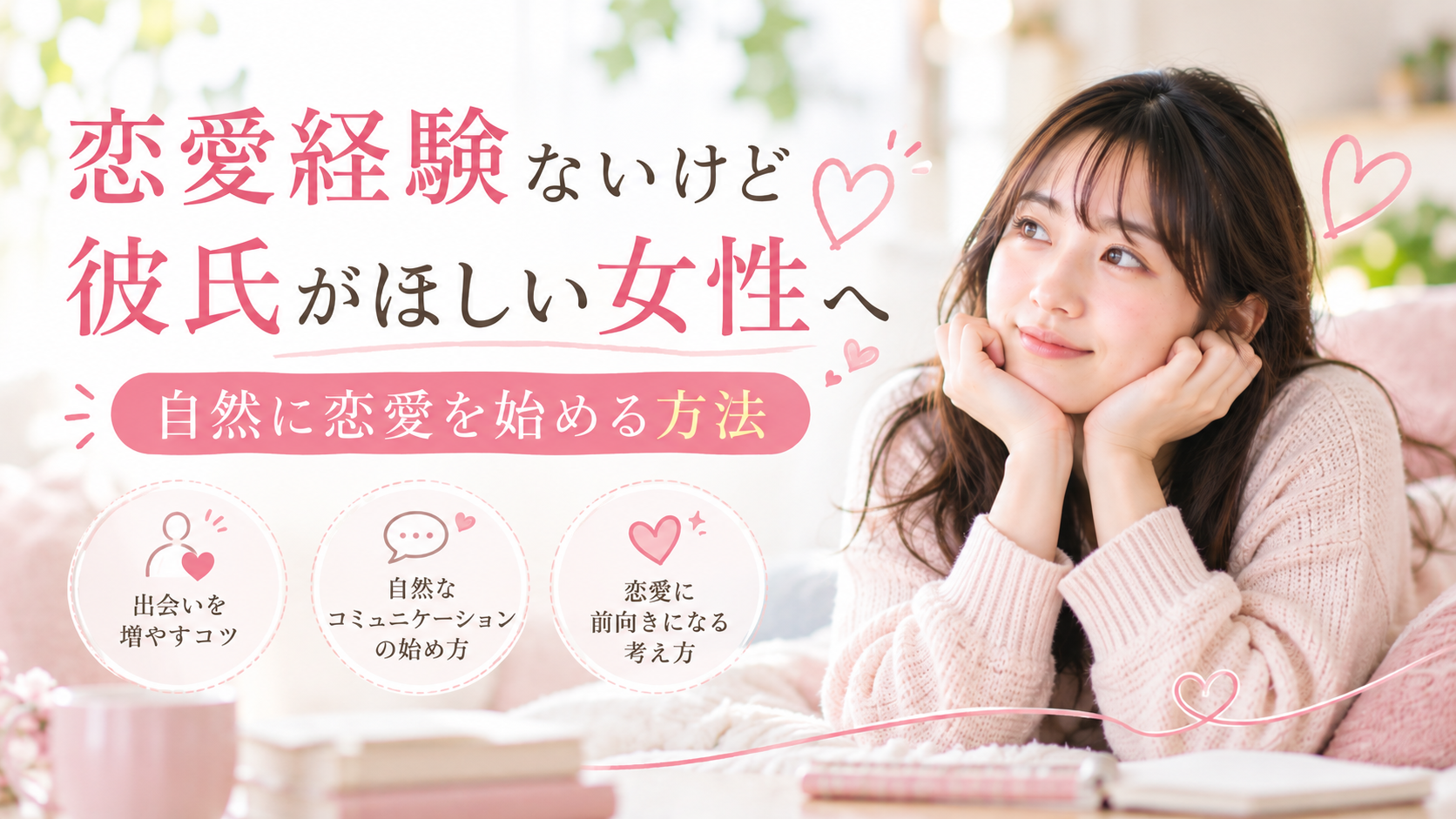 恋愛経験ないけど彼氏がほしい女性へ｜自然に恋愛を始める方法